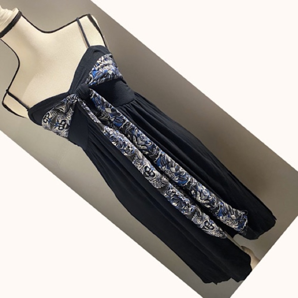 Free People black Mini Dress Tunic Large NWOT